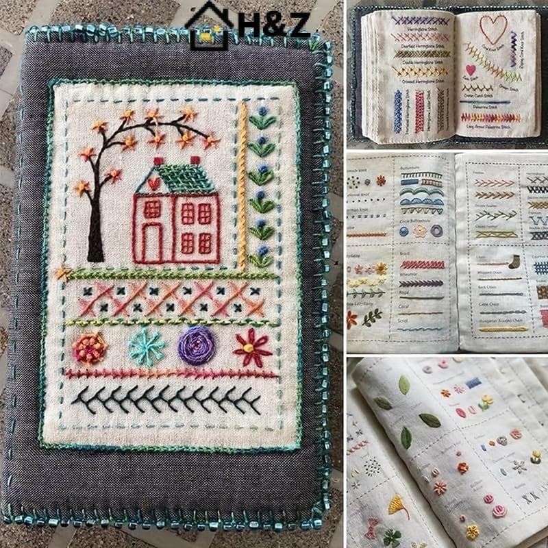 H&Z 1 ชุดเย็บปักถักร้อยหนังสือ, หนังสือ, หนังสือ DIY, หนังสือเย็บเย็บปักถักร้อย,… รูปที่ 1