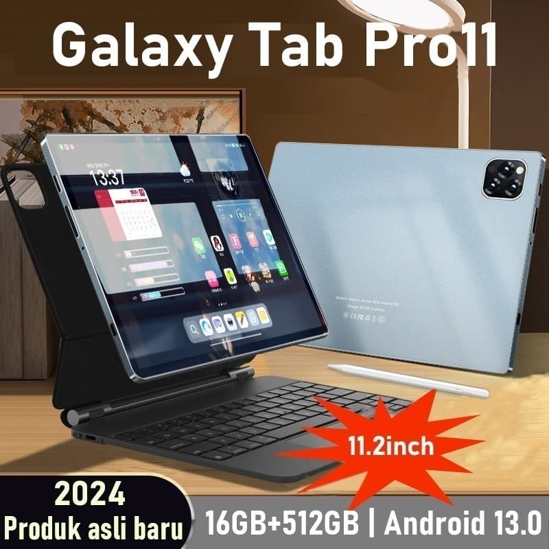 TabletPRO11 หน้าจอ 11.8 นิ้ว 16GB+512GB ใหม่แท็บเล็ตราคาถูกคอมพิวเตอร์รองรับ 2 ซิมการ์ด 5G/WiFi… รูปที่ 1