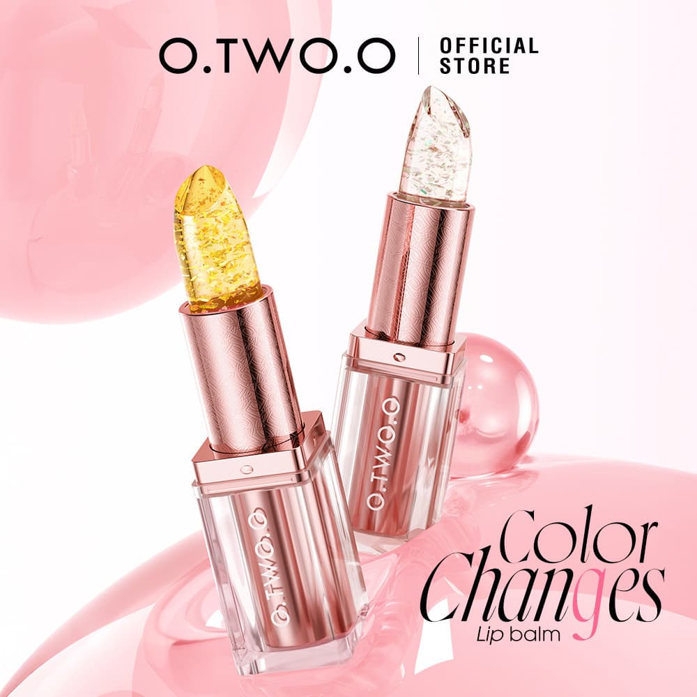 O.TWO.O ลิปสติกเปลี่ยนอุณหภูมิ สูตรกิลต์ทอง ความแม่นยำสูง ลิปเปลี่ยนสีตามอุณหภูมิ ลิปติดทน ลิปนักเรียนราคาถูก… รูปที่ 1