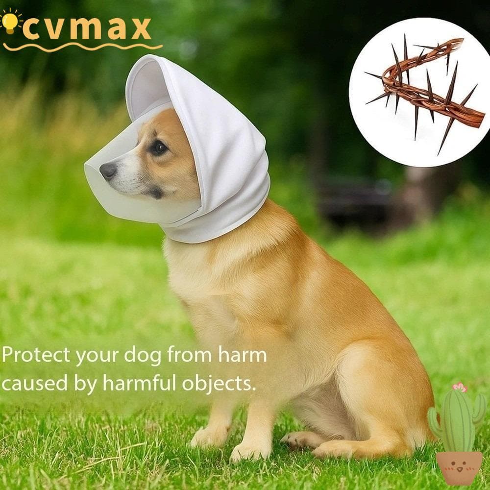 CYMX หมวกกันยุงสุนัข, สุ่มกินป้องกันตาข่ายระบายอากาศสุนัข Anti-Bite หมวก,… รูปที่ 1