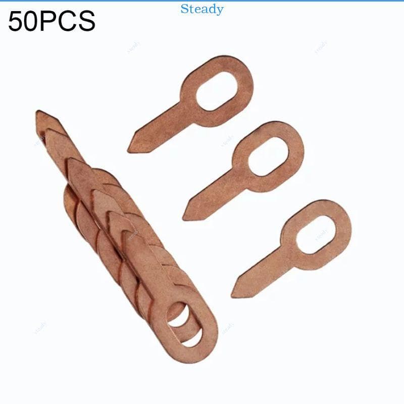 Stedy 50 ชิ้นรูปไข่ Dent Puller Paintless Lifter ซ่อมเครื่องมือ Extractor Dents Removing รถ Body Repair Dent… รูปที่ 1