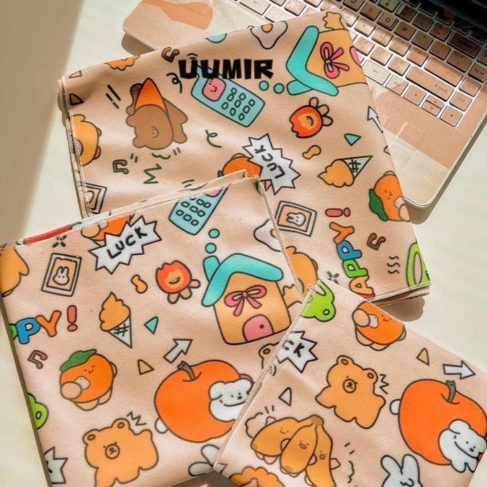 UUMIR กระเป๋าผ้า หู กระเป๋าเครื่องสําอางพับ,ผ้าห่อกล้องคอมพิวเตอร์ดิจิตอลแบบใช้ซ้ําได้,อุปกรณ์อุปกรณ์ถ่ายภาพ… รูปที่ 1