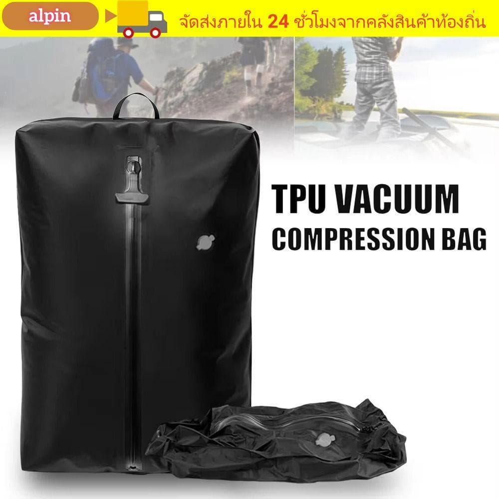 Alpinev กระเป๋าสูญญากาศคอมเพรสเซอร์, 16L กระเป๋าสูญญากาศพับได้สำหรับการเดินทาง,กระเป๋าประหยัดพื้นที่แบบพกพาถุง… รูปที่ 1