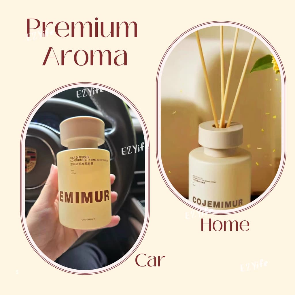 น้ำหอมรถยนต์ อโรม่า 120ml หอมนาน ใช้ได้ทั้งในรถและในห้อง รูปที่ 1