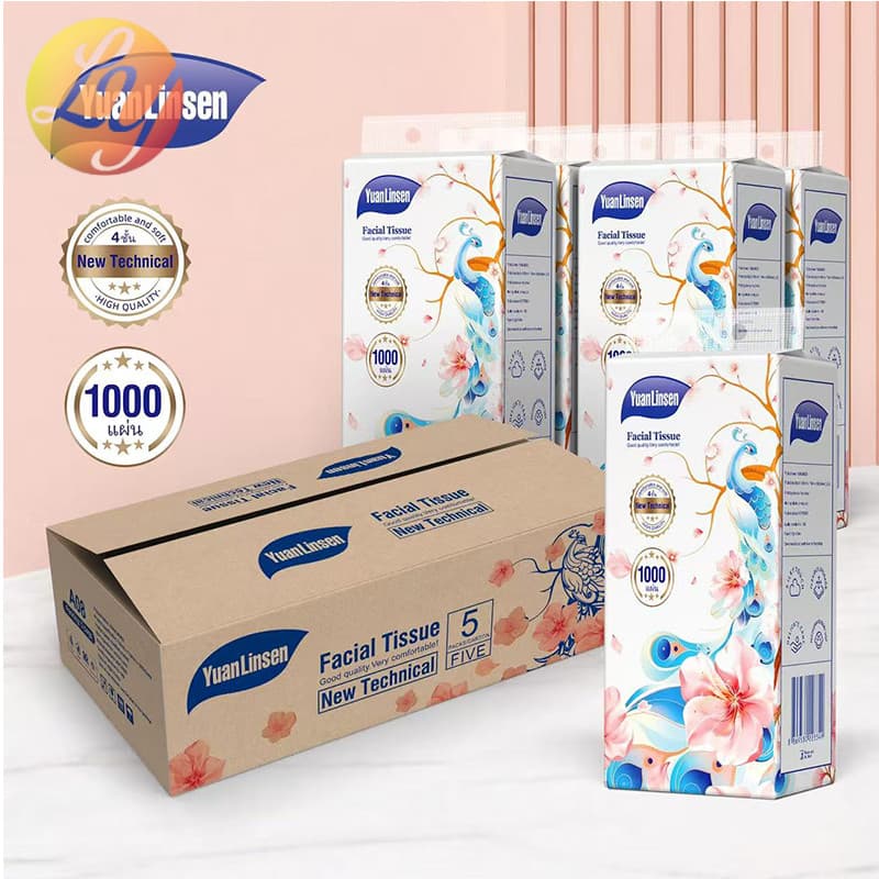 กระดาษทิชชู่เช็ดหน้า แขวนผนัง Toilet Paper กระดาษชำระ เป็นมิตรต่อผิวหนัง หนา 4 ชั้น ทำลายยาก