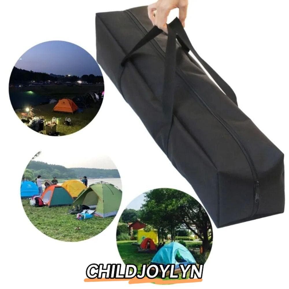 CHILDJOYLYN กระเป๋าเสาหลังคา, กระเป๋าเก็บเต็นท์กันน้ําผ้าใบ, กระเป๋าเก็บอุ้งเท้าเต็นท์ความจุขนาดใหญ่ที่ทนทานแค… รูปที่ 1