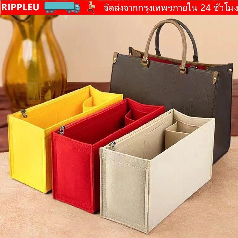 RIPPL กระเป๋า Liner, Organization Felt กระเป๋าถือใส่กระเป๋า, กระเป๋าเก็บสนับสนุนกระเป๋าแบบพกพา Organiser… รูปที่ 1