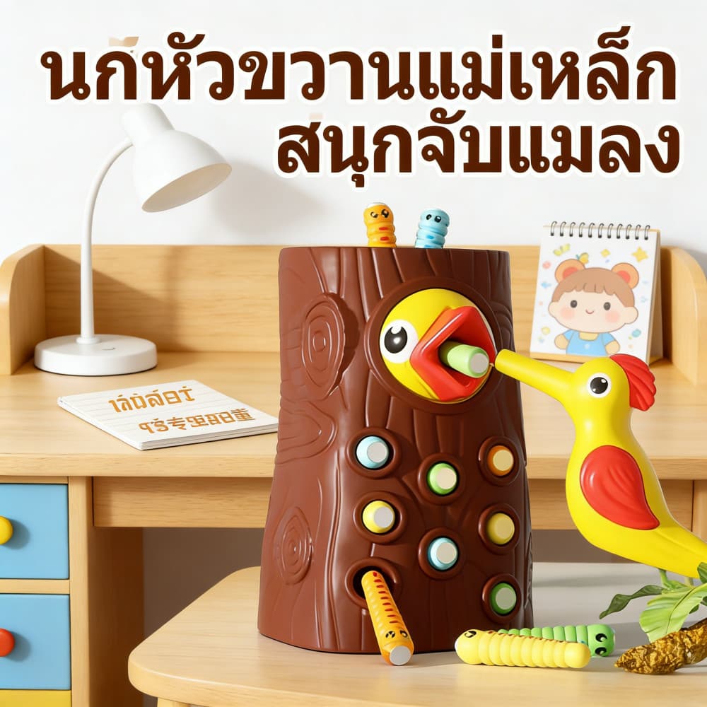 เล่นแม่เหล็กหัวขวานมือตาดูจับงานของเหล็กเล่นเหล็กแม่ของดาหารแม่ง