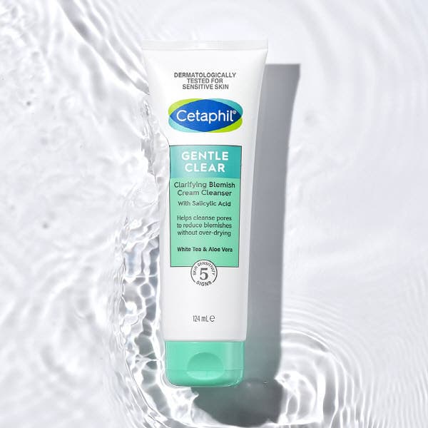 Cetaphil น้ำยาล้างหน้าเชื้อชาติ 124ml Salicylic Acid BHA Foam สำหรับผิวที่มีสิวและผิวบอบบาง… รูปที่ 1