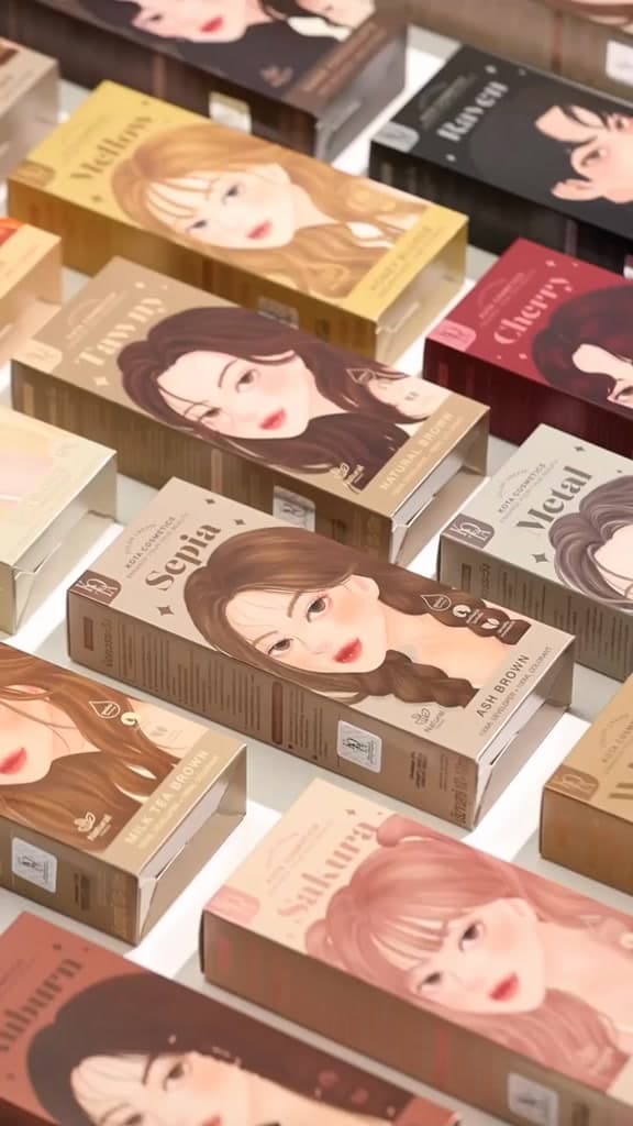 KOTA COLOUR CREAM ครีมย้อมผมโคตะ สูตรใหม่เพิ่มการบำรุง 5 เท่า กลิ่นหอม ไม่แสบหนังศีรษะ