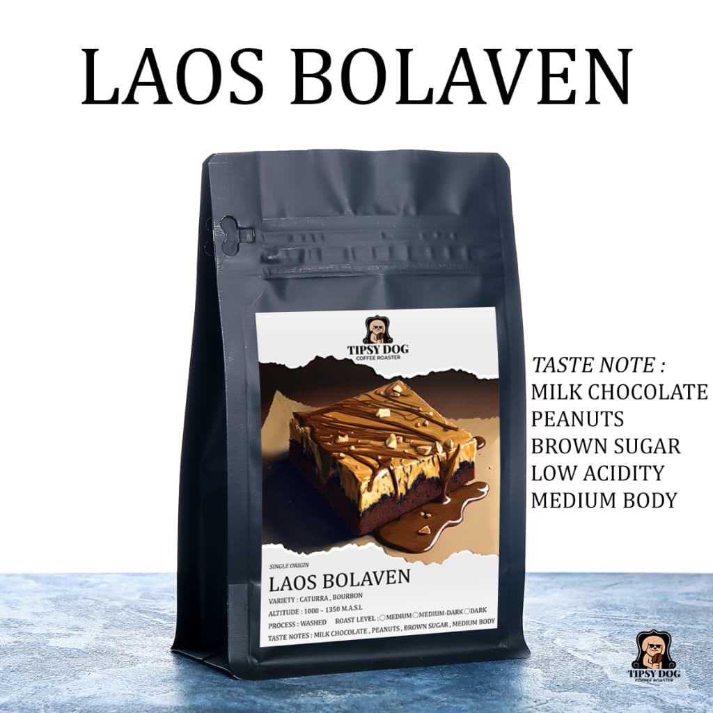 Laos Bolaven กาแฟลาวโบลาเวน Premium Grade อาราบิก้า 100% รูปที่ 1