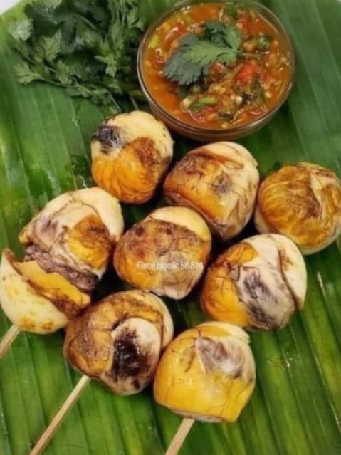 ไข่ลูก ไข่ลูกเป็ดอ่อน ระยะ2 นึ่งสุกพร้อมทาน ไข่ตัว ไข่ข้าว ไข่ลูกเป็ด ไข่ลูกฮ้างฮังจีน ไข่ลูกเป็ด รูปที่ 1