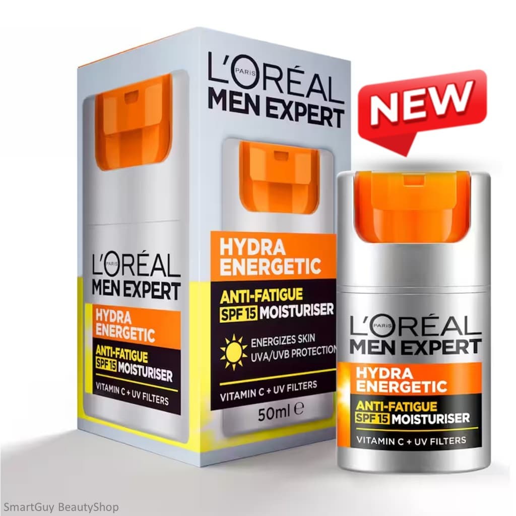 L'Oreal Men Expert Hydra Energetic Actions 5 Anti-Fatigue SPF15 Moisturizer Serum 50ml… รูปที่ 1