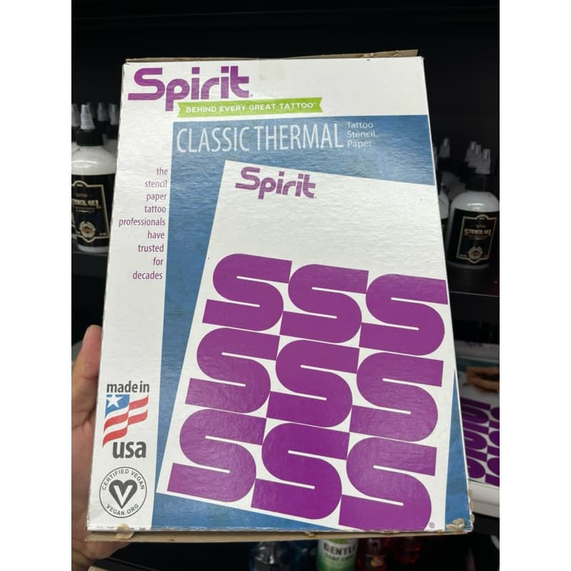 Spirit Classic Thermal(ลอกเครื่อง)กระดาษลอกลายแบบฟิล์มใช้กับเครื่องลอกลายความร้อน รูปที่ 1