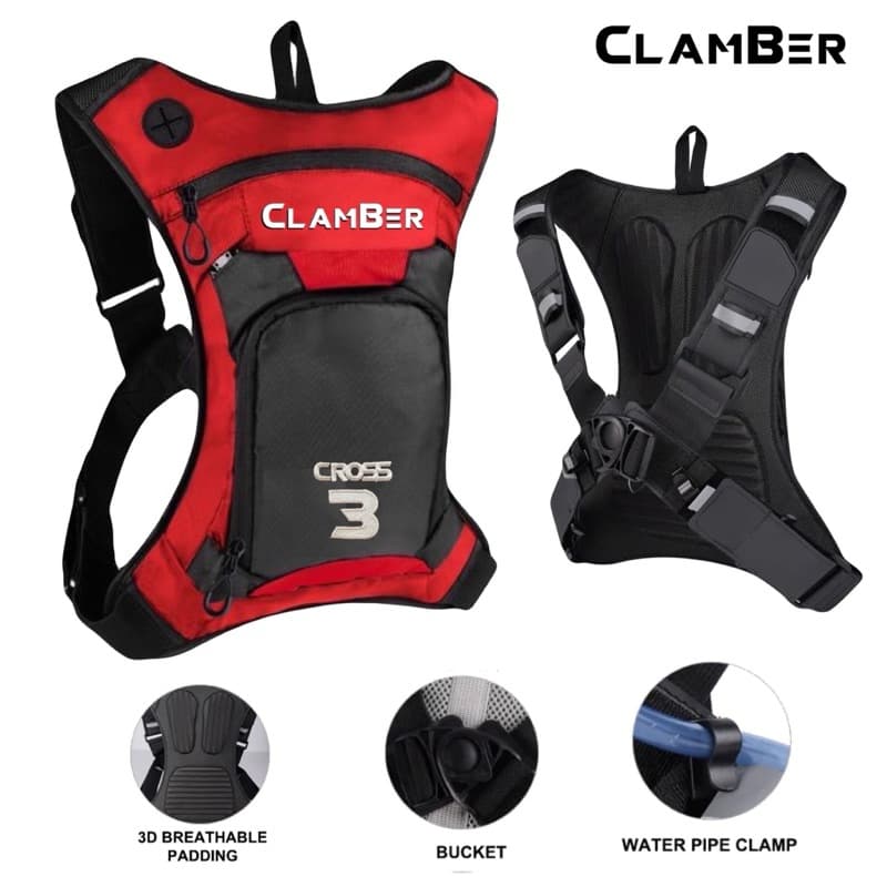 เป้ใส่น้ำ Clamber cross 3 เป้น้ำวิบาก เป้ใส่น้ำสำหรับสายลุย มีกระเป๋าเล็กถอดได้ ให้ความคล่องตัวสูง รูปที่ 1