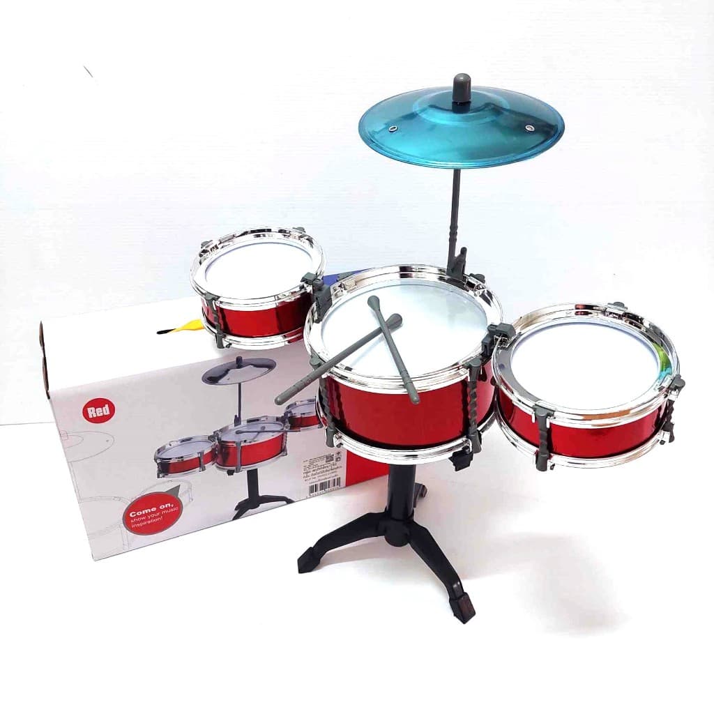 Drum Set ชุดกลอง ของเด็กเล่น กลอง พร้อม อุปกรณ์ ตรงปก พร้อมส่ง จากไทย รับรอง ไม่ผิดหวัง ของเด็กเล่น