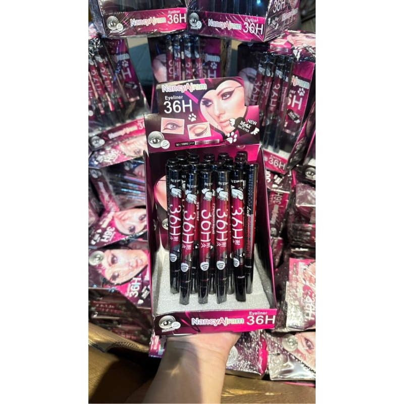 Eyeliners'อายไลเนอร์36H"รุ่นใหม่ล่าสุด!! ด้วยสูตรกันน้ำ,เขียนง่าย,ไม่เลอะเทอะ ทำให้ดวงตาโดดเด่น!!เฉียบคมสวยงาม รูปที่ 1