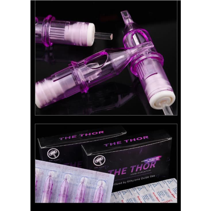 ปลายสักฮอค THE THOR มีเก็บเงินปลายทาง เข็มฮอค RM RL RS M1 ใช้ได้กับเครื่องฮอคและเครื่องเพน (แพ็ค10 ชิ้น ) รูปที่ 1