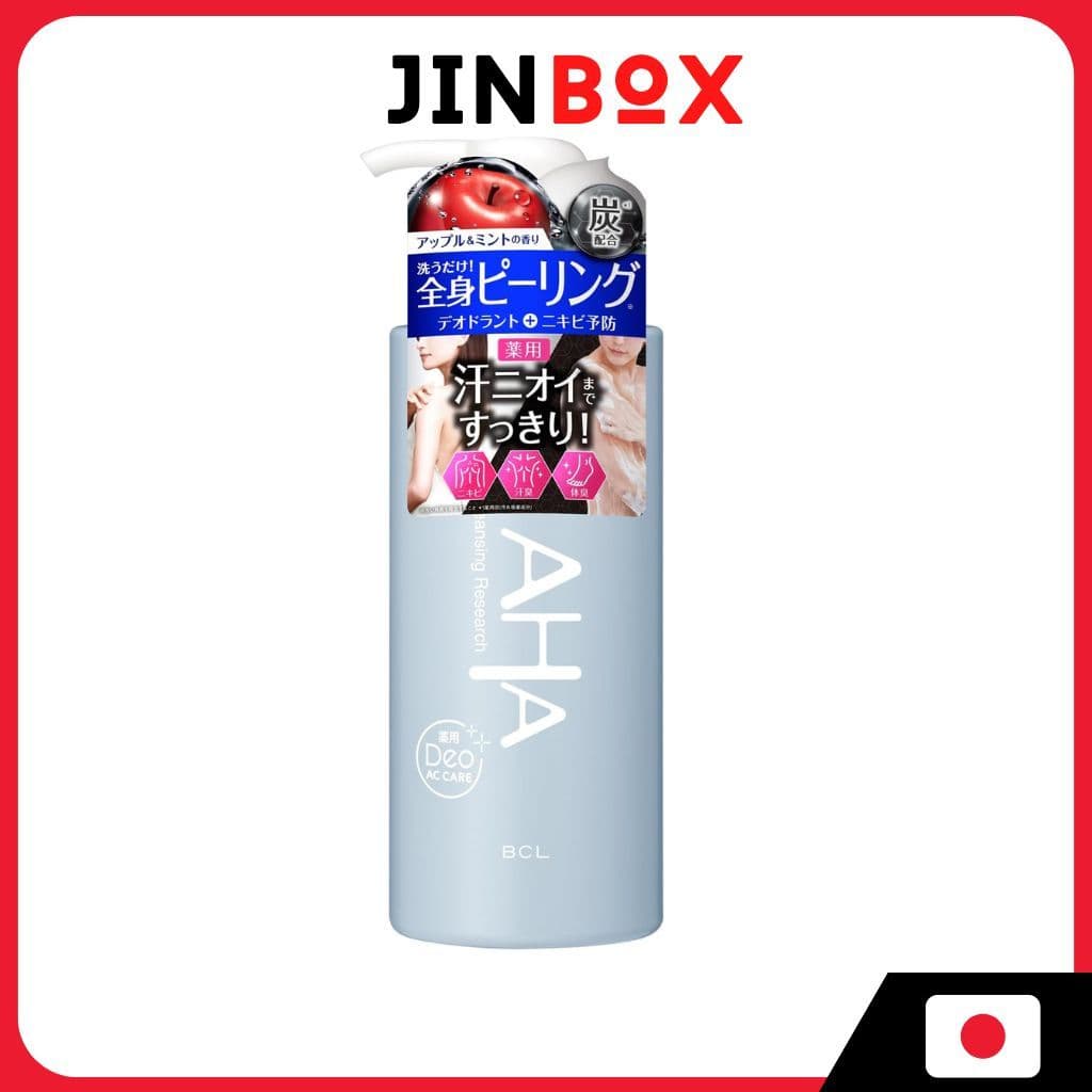 BCL AHA Cleansing Research Body Peel Soap Deo AC Care สบู่เหลวสำหรับผิวกายขนาดใหญ่ ผลิตภัณฑ์ทำความสะอาดผิวกาย… รูปที่ 1