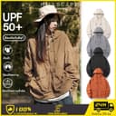 เสื้อกันuv เสื้อแจ็คเก็ตกันแดดกลางแจ้ง เสื้อกันยูวี UPF50+ เนื้อผ้าบางใส่สบาย ระบายอากาศได้ดี…