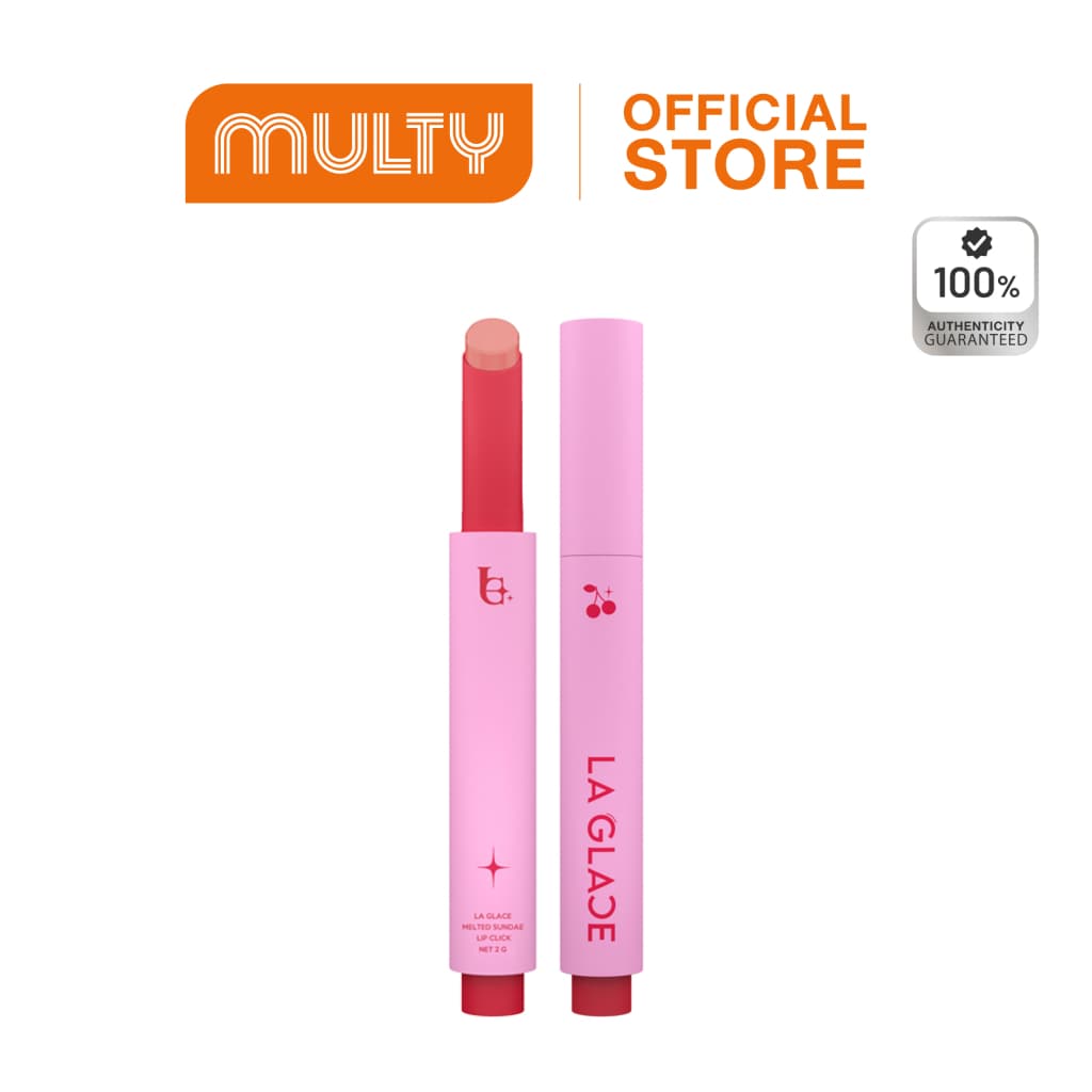 LA GLACE MELTED SUNDAE LIP CLICK | ลิปไอติมลากลาส สีระเรื่อ & ปากฉ่ำขั้นสุด ลิปกด ลิปฉ่ำ รูปที่ 1