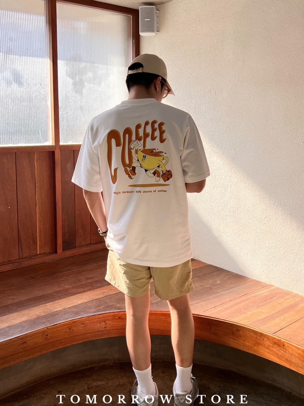 TOMORROW- เสื้อOVERSIZE/Premium ลาย COFFEE รูปที่ 1