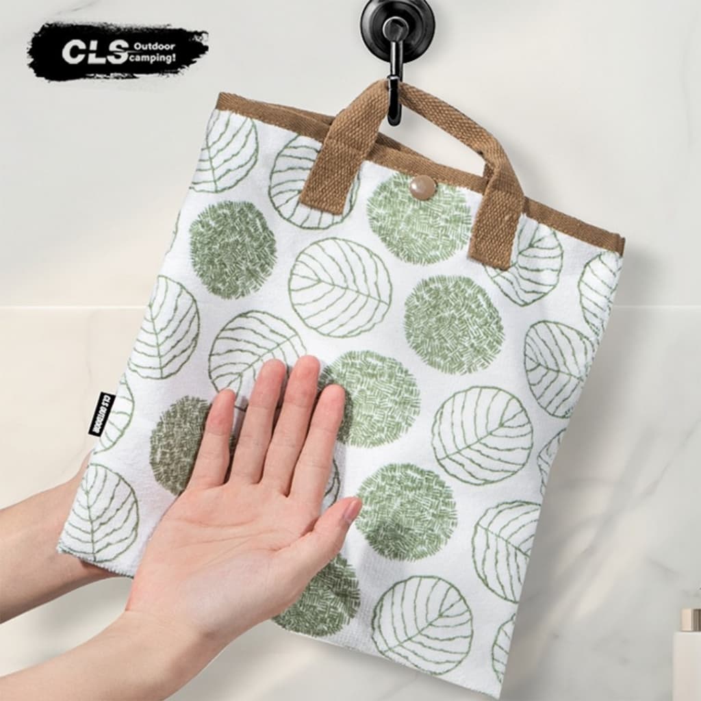 CLS กระเป๋าผ้า ถุงผ้าเทอร์รี กระเป๋าปิคนิค กระเป๋าถุงผ้าอเนกประสงค์ ซับน้ำได้ดี รูปที่ 1