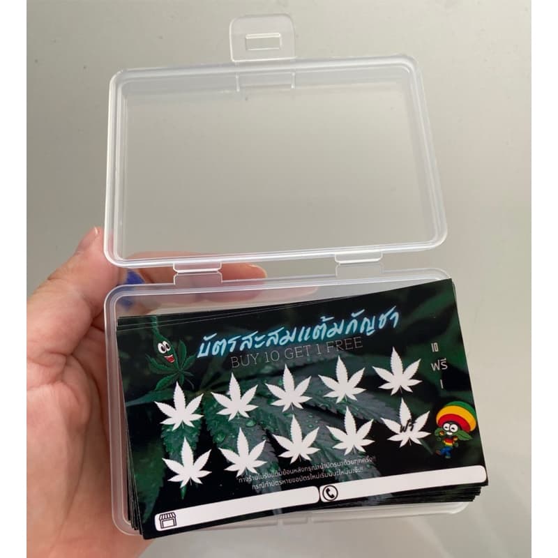 บัตรสะสมแต้ม บัตร10ฟรี1 บัตรแถมบัตรแจก พร้อมส่ง รูปที่ 1