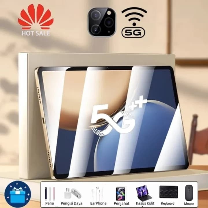 แท็ปเล็ต Tablet 5G Android14 แรม 16GB รอม 1TB แท็บเล็ต 11.8นิ้ว Full HD Dual SIM 5G /wifi แท็ปเ รูปที่ 1