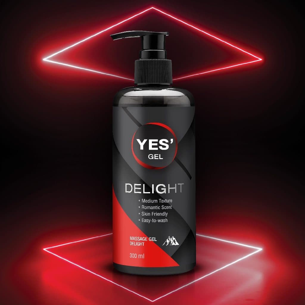 (ส่งด่วน) YES' Delight Gel เจลหล่อลื่น Water-based ให้ความลื่นที่ยาวนาน กลิ่น Romantic Scent ปริมาณ 300ml