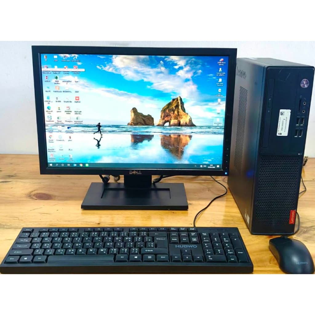 คอมพิวเตอร์แบรนด์dell/ hp/ lenovo/ CORE I5 ยกชุด พร้อมจอ19” เม้าส์คีย์บอร์ดสายไฟสายจอ พร้อมใช้งาน… รูปที่ 1