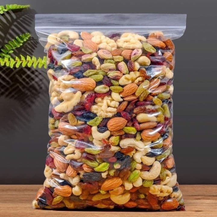 ถั่ว 9 เซียน ธัญพืชรวม อบกรุบกรอบ รสดั้งเดิม ออแกนิค ไม่น้ำมัน ไม่เนย VIP Mixed nuts