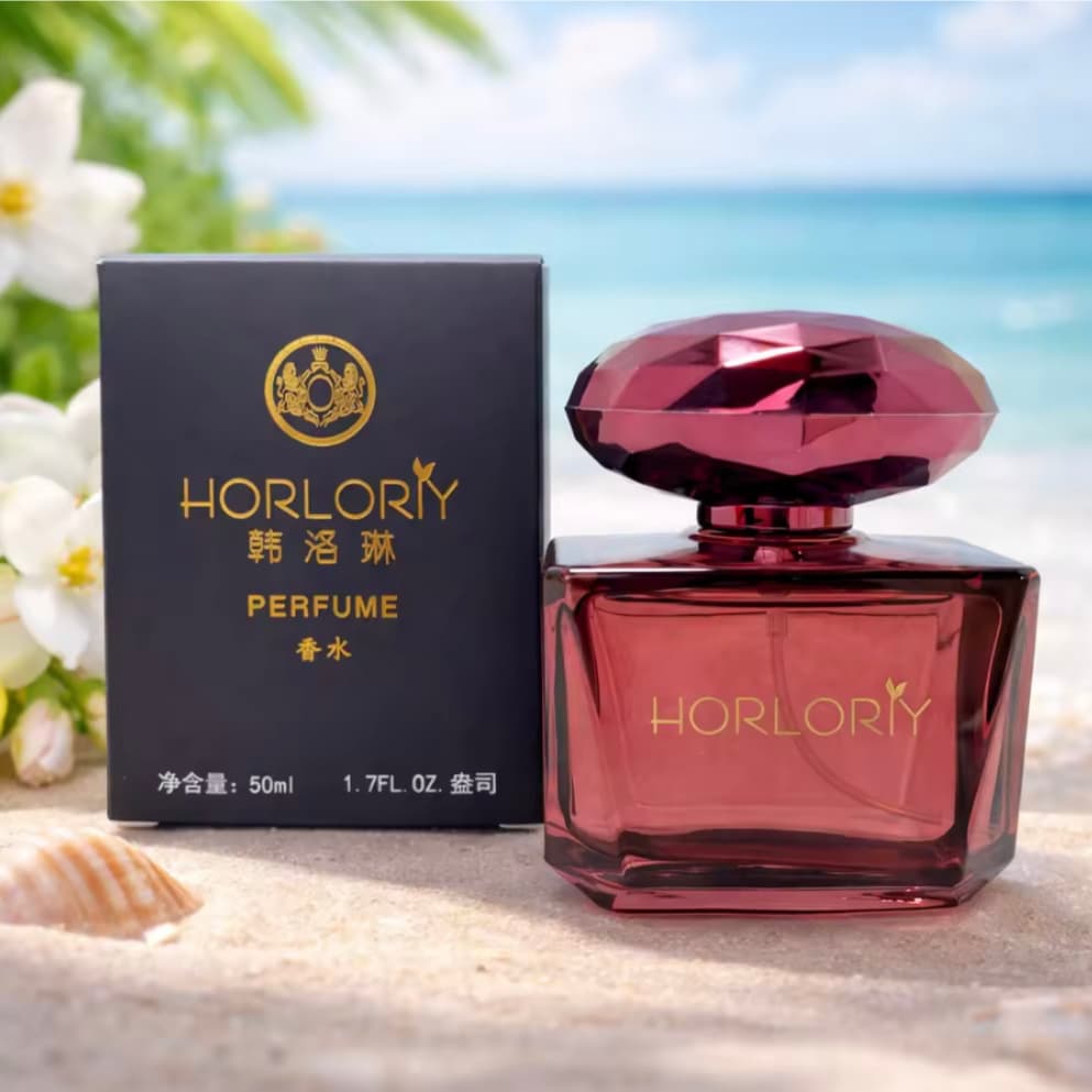 HORLORIY น้ำหอม น้ำหอมผู้หญิง กลิ่นหอมหวาน หรูหรา น้ำหอม ติดทนนาน ขนาด 50ml ดีไซน์สวย ใช้งานง่าย… รูปที่ 1