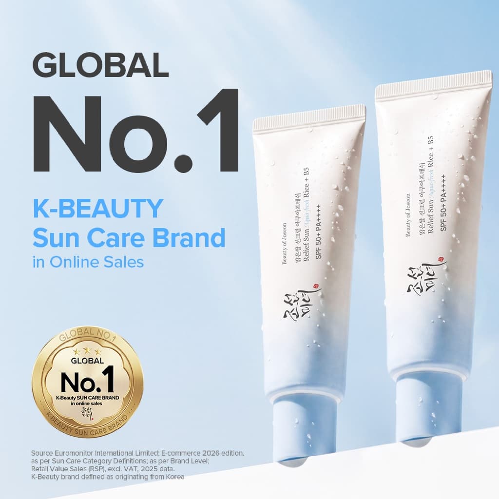 Beauty Of Joseon RELIEF SUN AQUA-FRESH RICE+B5 SPF50+ PA++++ รีลีฟ ซัน อควาเฟรช ไรซ์ + บี5 0+++++++
