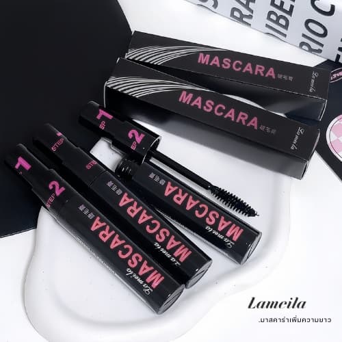 Lameila มาสคาร่า MASCARA 2 Step 2 IN 1 ช่วยเพิ่มความหนา ยาว และความเป็นธรรมชาติให้ดวงตา ขนตาสวย งอน รูปที่ 1