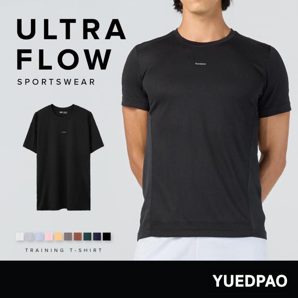Yuedpao Sportswear - Ultra Flow Training Shirts 2025 เสื้อออกกำลังกาย เสื้อกีฬา ระบายอากาศได้ดี…