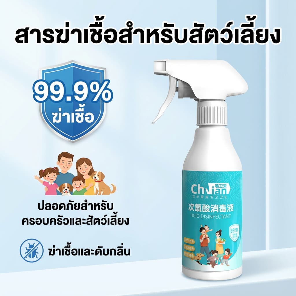 🛒ไอเทมสัตว์เลี้ยงที่ต้องมี🐾SLB น้ำยาทำความสะอาดและฆ่าเชื้อสัตว์เลี้ยง น้ำยาฆ่าเชื้อสัตว์เลี้ยง… รูปที่ 1