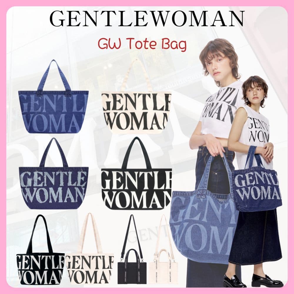 🚚พร้อมส่ง แท้💯🔖Gentlewoman Club :GW Canvas Tote Bag White/Black Shoulder กระเป๋าผ้า กระเป๋าแบรนด์ไทย รูปที่ 1