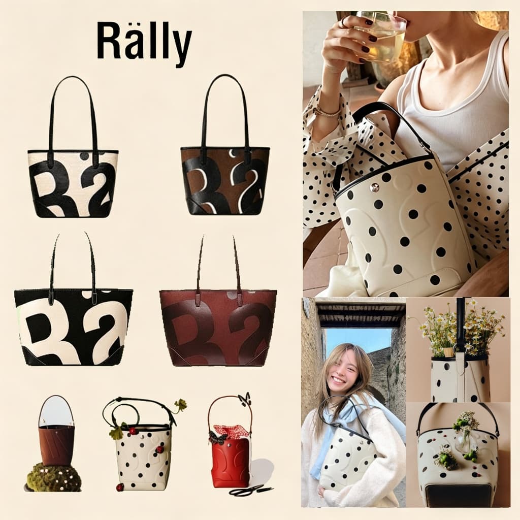 Rally City Tote Bag Dark Roast rally movement tote bag 💖แท้💯 เป็นของแท้ 100% จากofficial รูปที่ 1