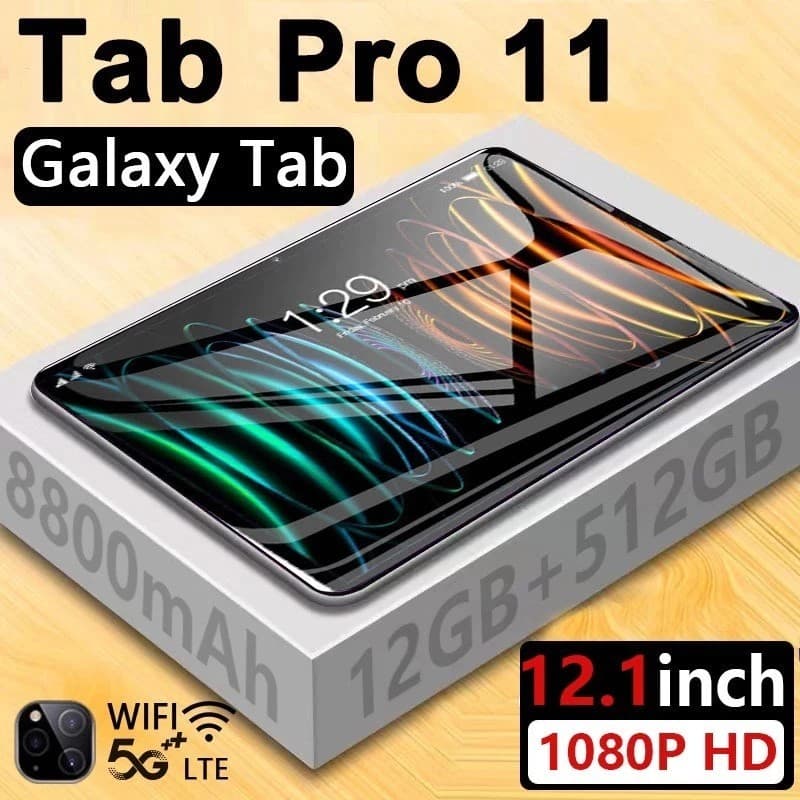 2026 แท็บเล็ต 5G 16GB + 512GB แท็บเล็ตการเรียนรู้สำหรับแท็บเล็ต HD Class ออนไลน์ Android ขายดีที่สุด COD รูปที่ 1