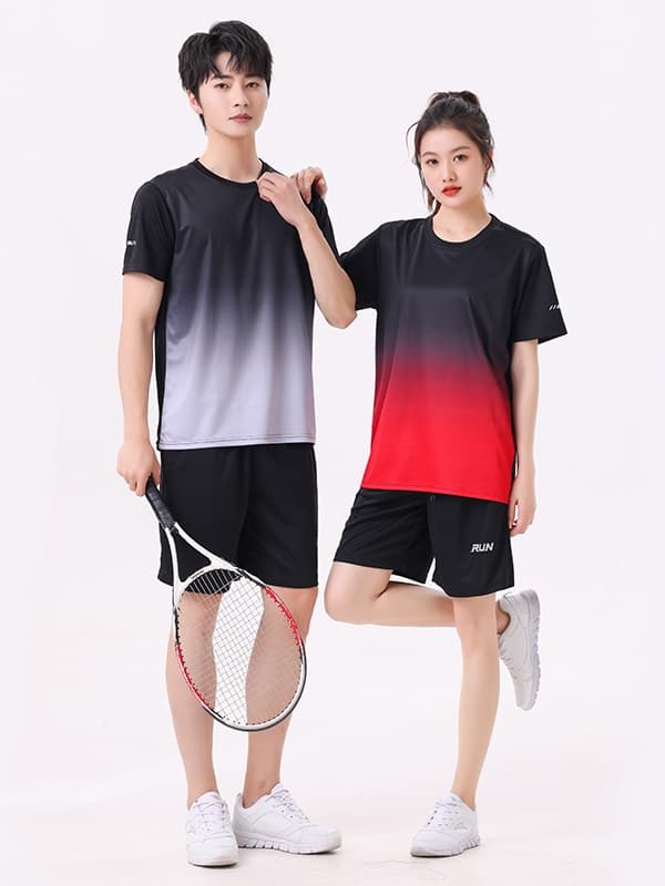 mvp sport ชุดกีฬาทูพีช กางเกงขาสั้น+ชุดกีฬาแขนสั้น ใส่ได้ทั้งชายและหญิง เหมาะสำหรับน้ำหนัก 40kg-110kg