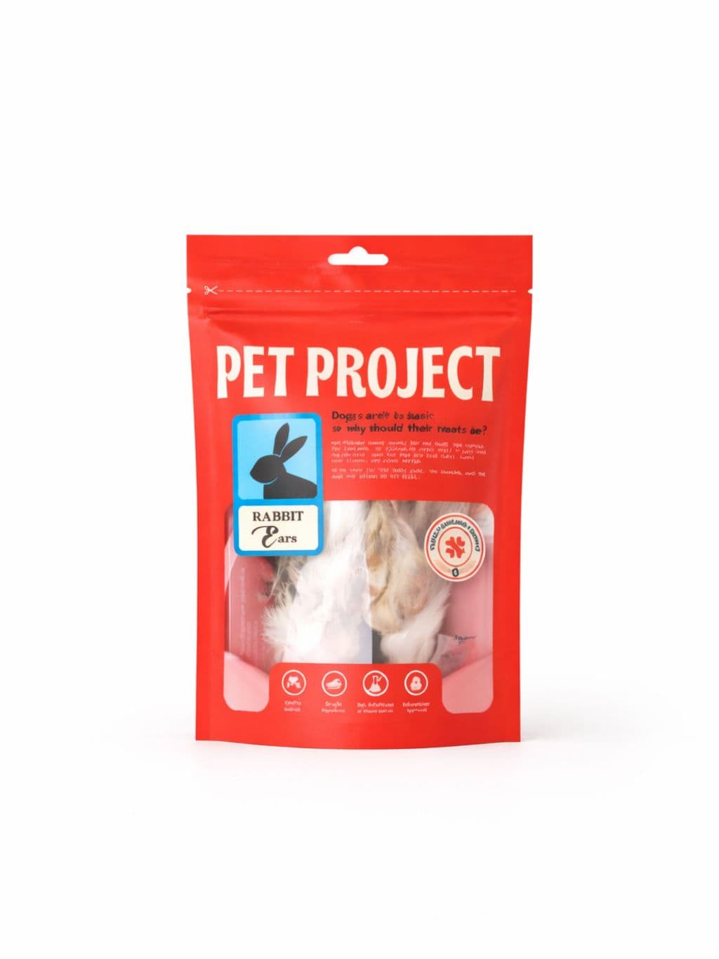 Pet Project หูกระต่ายอบเเห้ง Dehydrated Rabbit Ears 100% Natural รูปที่ 1