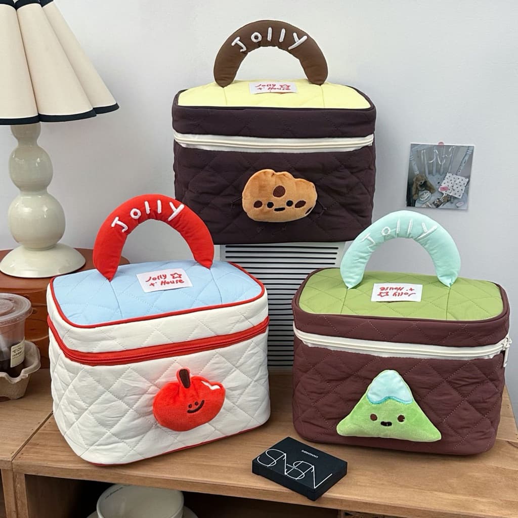 FABLEME - 𝗛𝗔𝗣𝗣𝗬𝗖𝗛𝗨𝗣𝗬 𝗕𝗔𝗚 กระเป๋าเครื่องสำอางค์ จุของได้เยอะ กระเป๋าจัดระเบียบ พร้อมส่ง💯