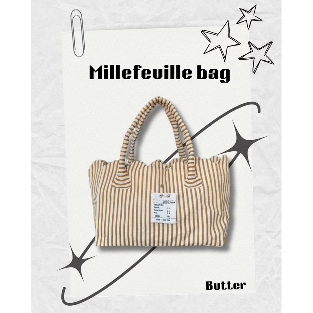 Wyllabrand กระเป๋าผ้า Butter Millefeuille Bag รูปที่ 1