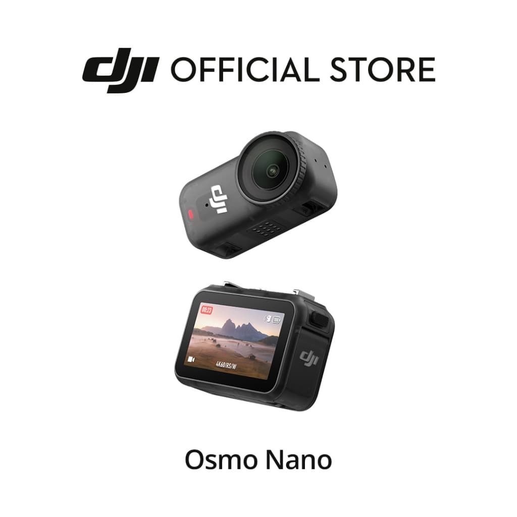 DJI Osmo Nano - Action Camera | 1/1.3 Sensor 4K | เเถบเเม่เหล็ก 2 ด้าน | เเบตเตอรี่ใช้คู่กัน 2 รูปที่ 1