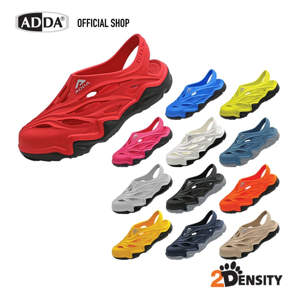 ADDA 2density รองเท้าแตะ รองเท้าลำลอง สำหรับผู้ชาย แบบสวมหัวโต รัดส้น รุ่น 5TD75M1 (ไซส์ 7-12) รูปที่ 1