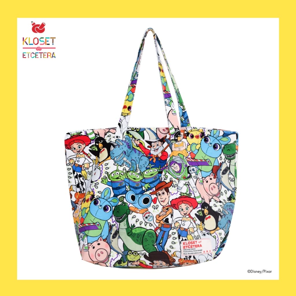 Kloset and Etcetera Playful Pals Tote M (Toy26-01) กระเป๋าผ้า ดีไซน์สุดน่ารัก… รูปที่ 1