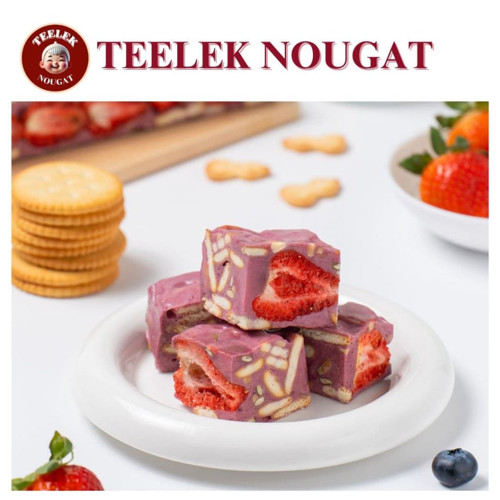 TEELEKNOUGAT - ขนม นูกัต ตังเมไต้หวัน ขนมขบเคี้ยว อร่อย โฮมเมด ตี๋เล็กนูกัต