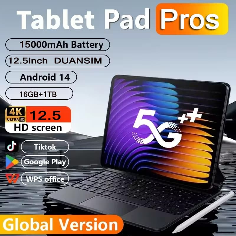 ซื้อ 1แถม 11 MatepadPro 12.5นิ้ว 120Hz แท็บเล็ตดั้งเดิม 5G Tablet 16GB+1TB ROM Dual SIM WiFi แท็บเล็ตพีซี COD รูปที่ 1