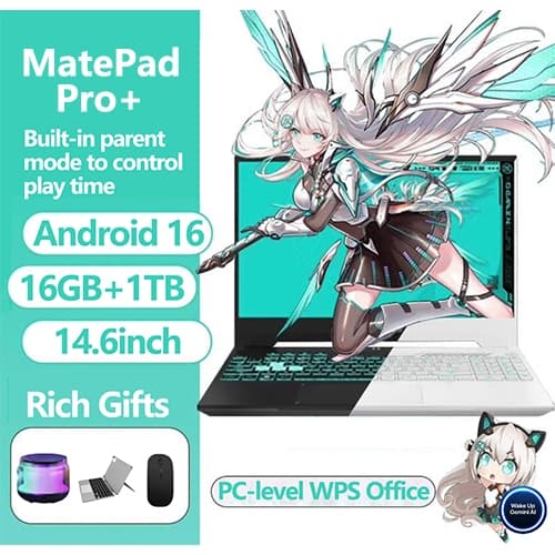 Tab Matepad Pro+ 5G 14.6นิ้ว 16GB+1024GB แท็บเล็ต ปุ่มAI ทางกายภาพพิเศษ PC-level WPS Office 48MP+96MP รูปที่ 1